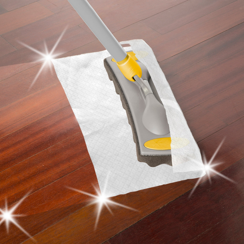 TWISTER FLOOR DUSTER WITH 10 DISPOSABLE CLOTHS AND 3 PCS HANDLE