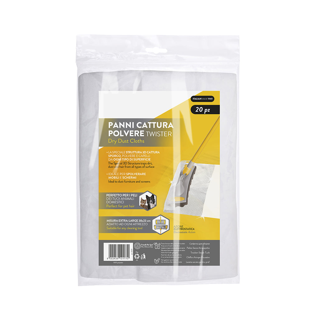 20 DISPOSABLE LAVANDER CLOTH REFILLS FOR TWISTER