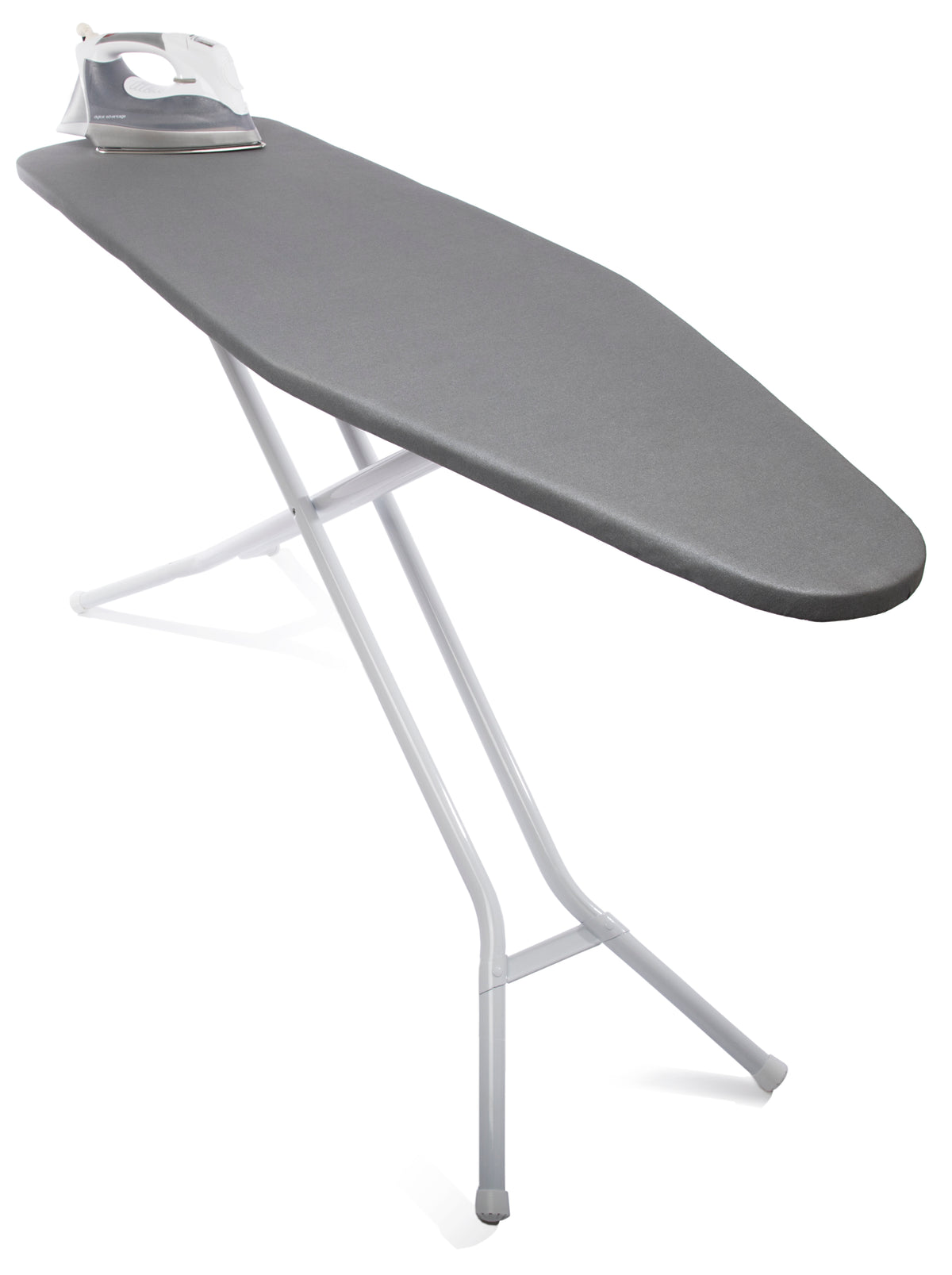 TIVIT Ironing Board Cover 15 x 54 Pro Grip Pad Covers w/3 Fastener Straps &amp; Pull Bungee Cord - Durable Scorch &amp; Stain Resistant Padded Layers, Heat Reflective AlumiTek PRO Top Coat - Made in Italy